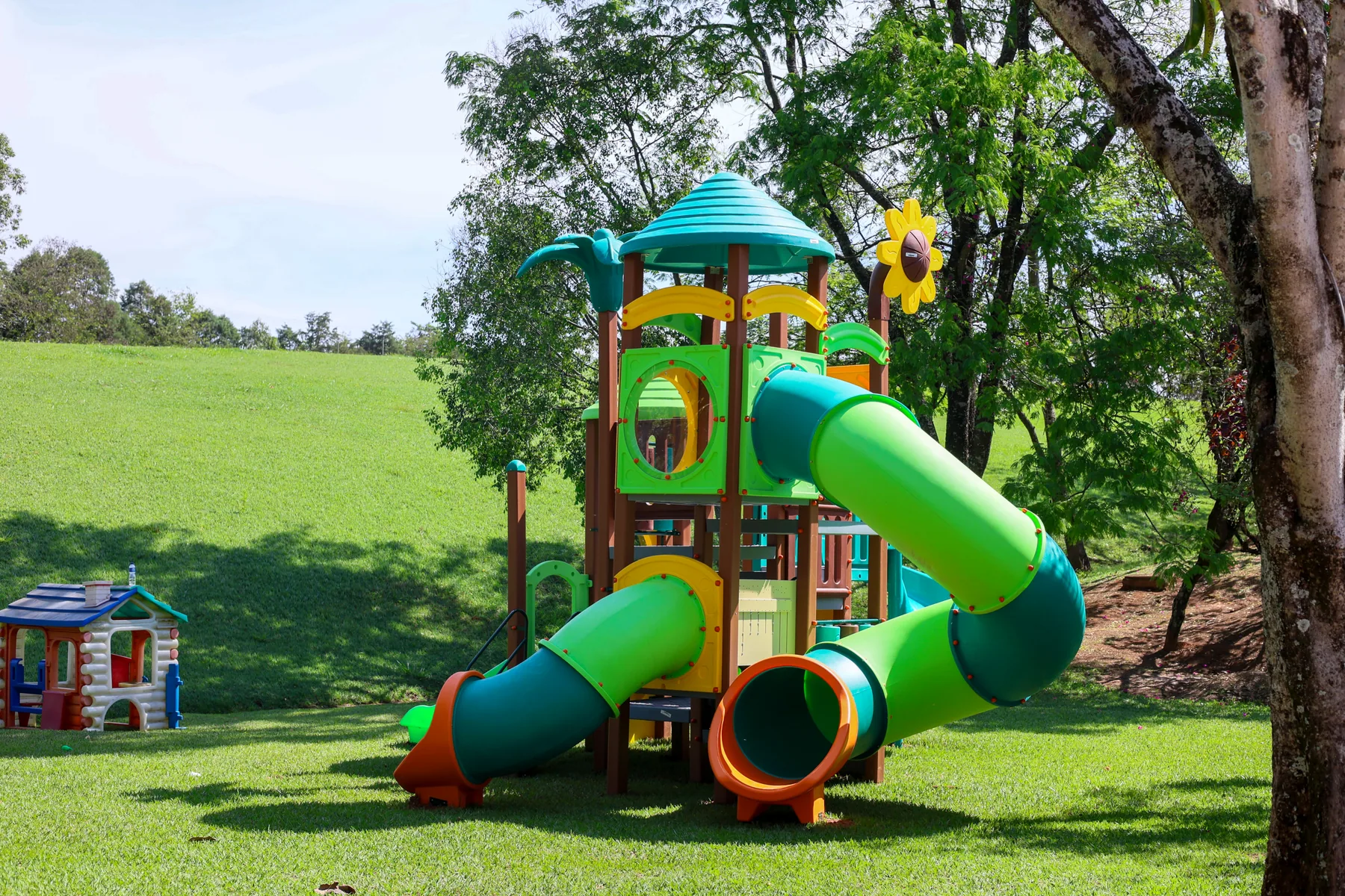 Área infantil ao ar livre